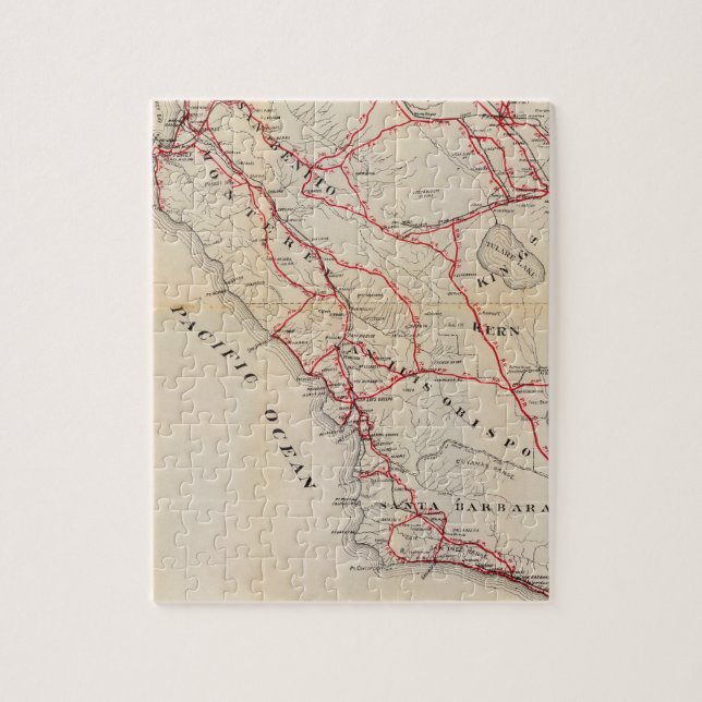 San Benito, Fresno, Monterey, San Luis Obispo Pussel (Vertikal)