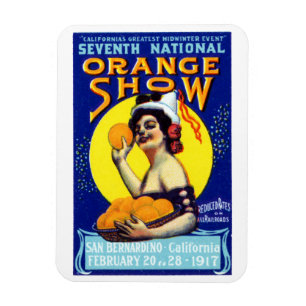 San Bernardino affisch 1917 Magnet
