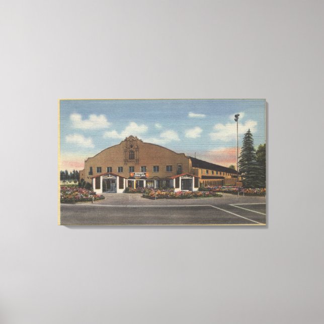 San Bernardino, CA - Den nationella Orangens hem Canvastryck (Framsida)