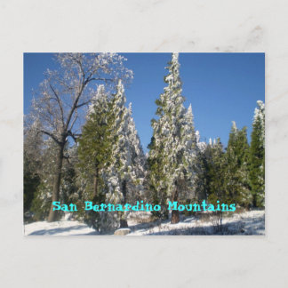 San Bernardino Mountains Vykort