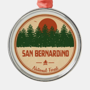 San Bernardino National Forest Julgransprydnad Metall