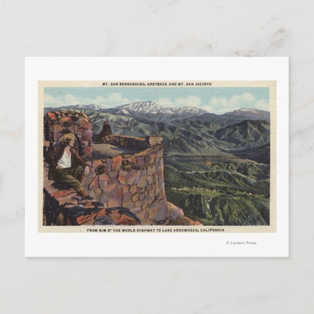 San Bernardino, Rim O'WWY Vykort (Framsida)