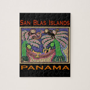 San Blas-öarna Panama Mola Pussel