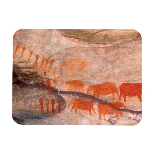 San, Bushman Klippkonst, Cederberg Wilderness Magnet (Horisontell)