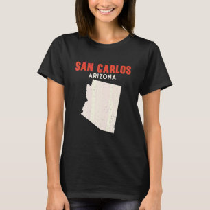 San Carlos Arizona USA State America Travel Arizon T Shirt