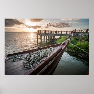 San Carlos skeppsdocka Poster