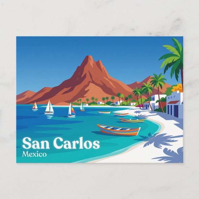San Carlos, Sonora, Mexiko Mexiko Vykort (Framsida)