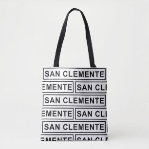 San Clemente All över trycktoto Tygkasse