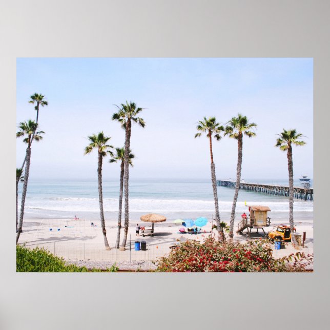 SAN CLEMENTE BEACH, CALIFORNIA, USA POSTER (Framsidan)