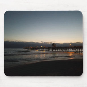 san clemente brygga natt tid hav california musmatta