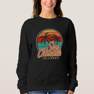 San Clemente California Beach Handflatan Träd Su S T Shirt