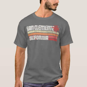 San Clemente California CA Vintage 80s Gift Beach T Shirt