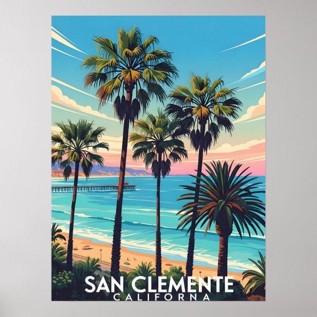 San Clemente California coastal view Poster (Framsidan)