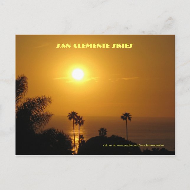 San Clemente Himmel - vykort (Framsida)