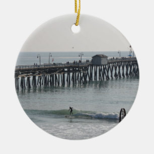 San Clemente Kalifornien Julgransprydnad Keramik