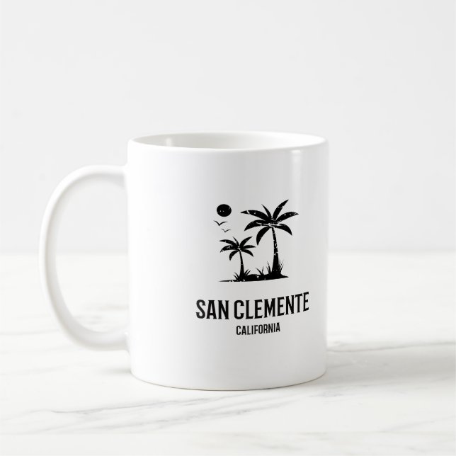 San Clemente - Kalifornien Kaffemugg (Vänster)