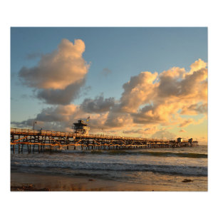 San Clemente Kalifornien pir Fototryck