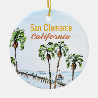 San Clemente Keramisk Ornament – Kalifornien Kust
