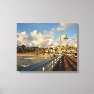 San Clemente Pier California Canvastryck
