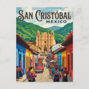 San Cristóbal de las Casas Mexiko Vykort