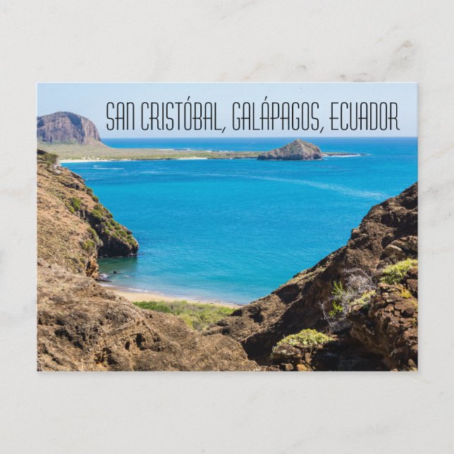 San Cristóbal Islas Galápagos Ecuador vykort (Framsida)