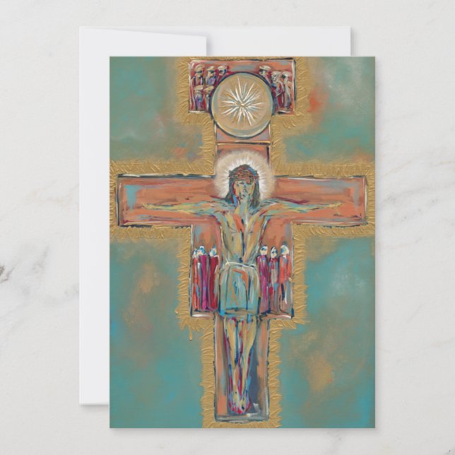 San Damiano-korset Kort (Framsida)
