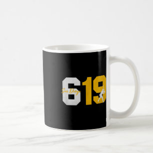 San Diego 619 Vintage 90-talet, Baseball Player Si Kaffemugg