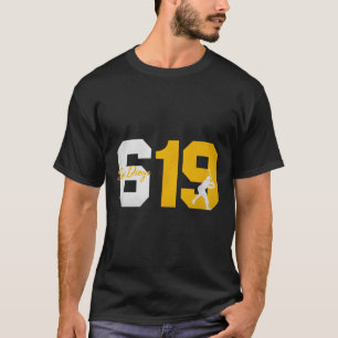 San Diego 619 Vintage 90-talet, Baseball Player Si T Shirt