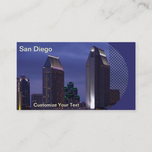San Diego Affär kort Foto (Framsida)