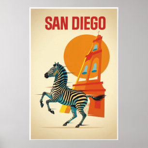 San Diego-affisch Poster