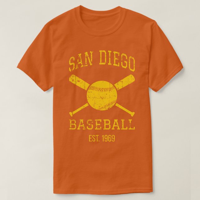 San Diego Baseball Team I T Shirt (Design framsida)