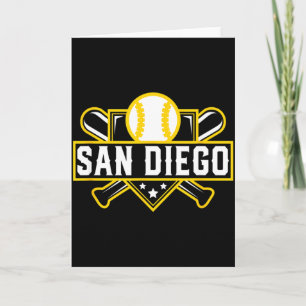 San Diego Baseboll Hemmaplatt Korsa Fladdermus T S Kort