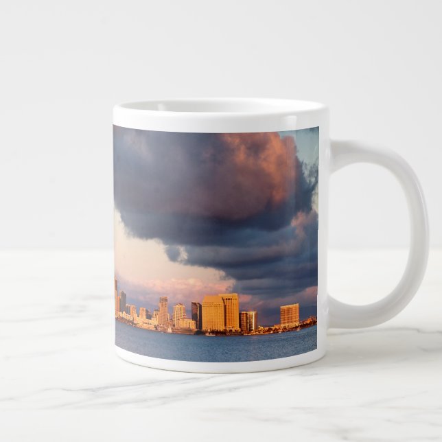 San Diego Bay City Skyline Jumbo Mugg (Höger)