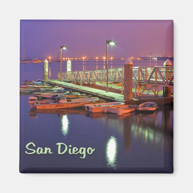 San Diego Bay Pier Magnet (Framsidan)