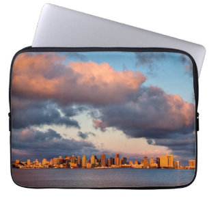 San Diego Bay Stadssiluett Laptop Fodral