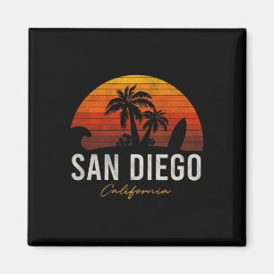 San Diego Beach California Handflatan Vacation Sur Magnet