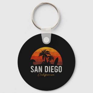 San Diego Beach California Handflatan Vacation Sur Nyckelring