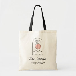 San Diego Bröllop Destination Bags Tygkasse