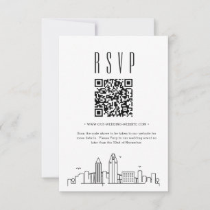 San Diego Bröllop QR-OSA OSA Kort