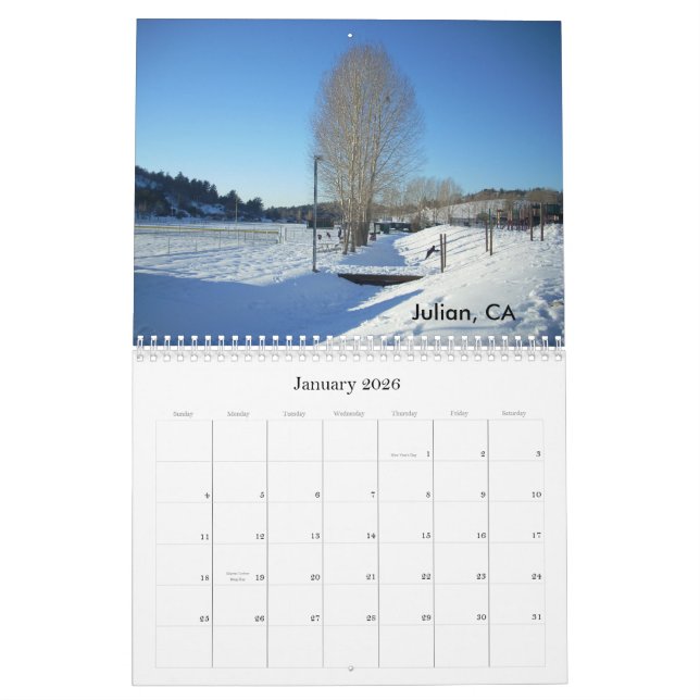 San Diego CA-kalender Kalender (Jan 2026)