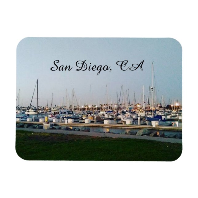 San Diego, CA Magnet (Horisontell)
