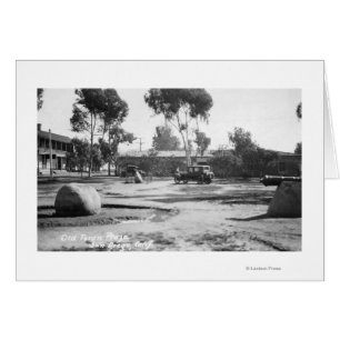 San Diego, CA Old Town Plaza View Photograph Hälsningskort