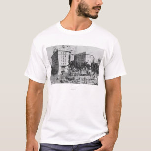 San Diego CA-stad beskådar av anslags- hotell fö Tee