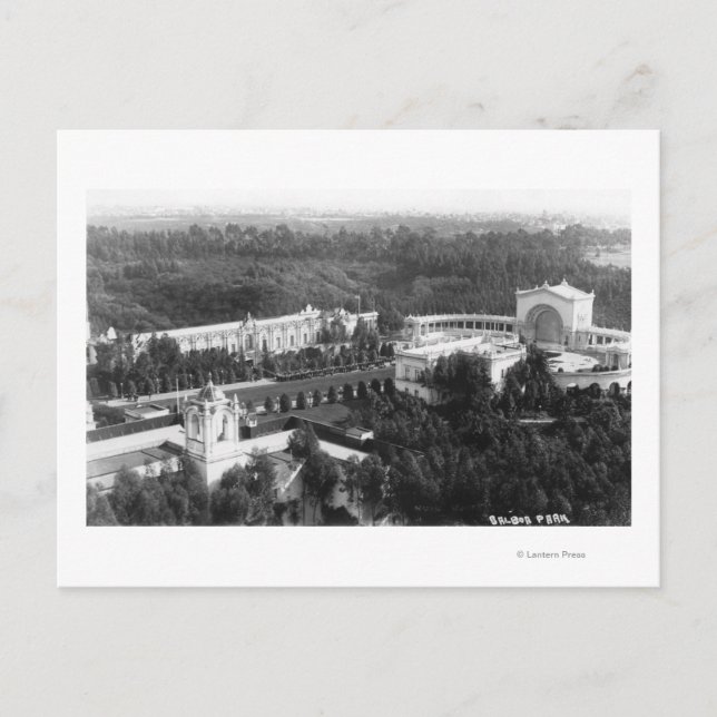 San Diego, CA View of Balboa Park Photograph Vykort (Framsida)