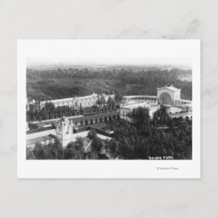 San Diego, CA View of Balboa Park Photograph Vykort