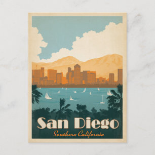 San Diego, CA Vykort