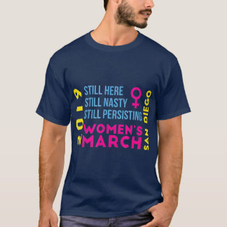 San Diego CA Womens Mars januari 2019 Nasty T Shirt