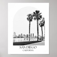 San Diego California Arch Photo Print