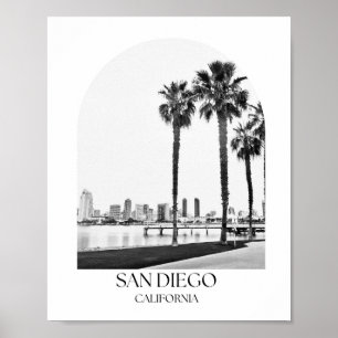 San Diego California Arch Photo Print Poster