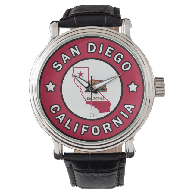 San Diego California Armbandsur (Framsida)
